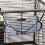 PawHut 4-Tier Rat Guinea Pig Rabbit Ferret Cage, 45" H Deluxe Rolling Metal Small Animal Cage, Critter Nation for Mink Chinchilla Kitten with Hammock, Removable Tray, Silver Grey - Image 10