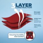 Voyager Step-In Air Dog Harness-All Weather Mesh Step in Vest Harness for Small and Medium Dogs by Best Pet Supplies-Red Base, M - Image 5