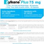 Vetoquinol Zylkene Plus – Veterinary Health Product – Promoting Calm and Relaxed Behaviour in Pets During Stressful Periods (75 mg) - Image 3