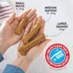 Milk-Bone Brushing Chews Dental Dog Treats, Chicken Flavour Dental Chew, Helps Clean Teeth and Reduce Bad Breath, For Small Dogs, 48 Treats (Pack of 1) - Image 4