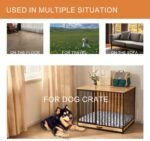 VANKEAN Dog Bed Mat Reversible(Cool & Soft), Stylish 24” Pet Bed Mattress for Dog Crate, Water Proof Linings, Removable Machine Washable Cover, Pet Bed for Small Dog & Cats up to 25lbs, Light Grey - Image 7