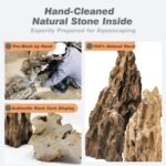 Aquarium Stone Rocks Dragon Stone 10lb Aquarium Décor Rocks Aquascaping Stone Fish Rocks for Aquariums Landscaping Model Tank Decoration Paludarium Amphibian Enclosures(2-6 inches) - Image 7