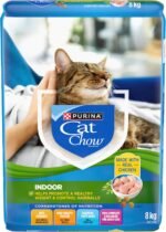 Cat Chow Indoor Dry Cat Food, Real Chicken - 8 kg Bag - Image 3