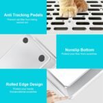 XXL Stainless Steel Litter Box with Mat & Scoop, 23.7" L x 16" W x 11.8" H Extra Large Metal Litter Pan, Suitable for Large Cats and Multiple Cats, High Sides, Non-Sticky, Anti-Leakage, Easy to Clean - Image 9