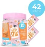 Tiki Cat Baby Stix Wet Cat Treats, Chicken in Creamy Gravy, 0.28 oz. Sachets (42 Count Jar) - Image 3