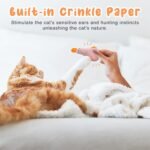 Andiker Cat Catnip Toys, 3Pcs Cat Interactive Toys for Indoor Cats, Soft Plush Cat Chew Toys with Crinkle Paper for Relieve Stress, Reduce Boredom, Teething (Ducks) - Image 5