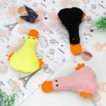 Andiker Cat Catnip Toys, 3Pcs Cat Interactive Toys for Indoor Cats, Soft Plush Cat Chew Toys with Crinkle Paper for Relieve Stress, Reduce Boredom, Teething (Ducks) - Image 6