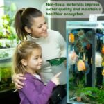 Aquarium Plant Holder Rings 30 Pcs – 2.5x2.5cm Ceramic Water Plant Anchors with 1.2cm Inner Diameter, Round Shape, Heavy Base – Aquatic Fastener for Tanks, Shrimp Tanks, Hydroponics - Image 4