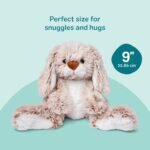 Melissa & Doug Burrow Bunny Stuffed Animal Plushie with Big Feet, Floppy Ears & Fluffy Tail, Adorable Pretend Play Toddler Toys for Girls & Boys 3+ - Image 4