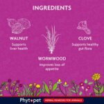 Phytopet Wormwood Complex | 30ml | 100% Natural Herbal Remedy | Supports Intestinal Hygiene, Worms and Parasites | for Dogs, Cats, Birds, Horses, Pets - Image 5