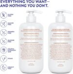 Routine Wellness Shampoo & Conditioner Set - Strengthens Dry Damaged Hair - Promotes Full, Voluminous, Healthy Hair - Coconut & Vanilla (Pack of 2) - Image 3