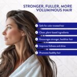 Routine Wellness Shampoo & Conditioner Set - Strengthens Dry Damaged Hair - Promotes Full, Voluminous, Healthy Hair - Coconut & Vanilla (Pack of 2) - Image 5