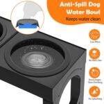 XiaZ Elevated Dog Bowls, 5 Heights Adjustable Dog Raised Bowl Stand with 1 Slow Feeder Bowl and 1 Water Bowl - Image 8