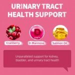 Just Try 13.4 OZ 380g Urinary Tract Cat Treats for Indoor Cats Health Supplement Cranberry & D-Mannose for Kidney Bladder UT Support Salmon Flavor Crunchy Chews Cat Loves - Image 4