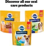 PEDIGREE DENTASTIX Oral Care Dual Flavour Bacon & Chicken Adult Dog Treats - for Large Breeds - Reduces Plaque and Tartar Buildup - 32 Sticks 670g Pouch - Image 10