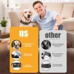 QRDA Brown Leather Dog Collar with Durable Brass Hardware Buckle and D Ring Adjustable Pet Collar for Small/Medium Dogs - Image 5