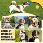 QRDA Brown Leather Dog Collar with Durable Brass Hardware Buckle and D Ring Adjustable Pet Collar for Small/Medium Dogs - Image 6