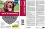 K9 Advantix II Flea and Tick Treatment for Extra Large Dogs weighing over 25 kg (over 55 lbs.)-4 doses - Image 3