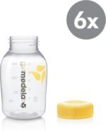 Medela Breast Milk Collection and Storage Bottles, 6 Pack, 5 Ounce Breastmilk Container, Compatible with Medela Breast Pumps and Made Without BPA - Image 4