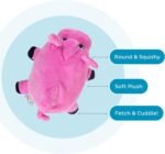 Outward Hound Fattiez Pig Plush Squeaky Dog Toy, Small - Image 4