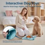 Interactive Dog Treat Puzzle Toys for IQ Training & Mental Stimulating,Fun Slow Feeder,Large Medium Small Dogs Enrichment Toys with Squeak Design - Image 6