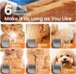 oneisall Dog Grooming Kit, Dog Grooming Clippers, Professional Pet Grooming Vacuum with 7 Pet Grooming Tools for Shedding Thick & Thin Dogs Cats Pet Hair - Image 7