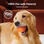 Cheerble Smart Interactive Dog Toy Ball, Wicked Ball AIR, Automatic Moving, Bouncing and Rotating Ball, 3 Modes, E-TPU Material, IPX7 Waterproof, Active Rolling Ball for Medium to Large Dogs (Orange) - Image 6