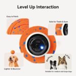 Cheerble Smart Interactive Dog Toy Ball, Wicked Ball AIR, Automatic Moving, Bouncing and Rotating Ball, 3 Modes, E-TPU Material, IPX7 Waterproof, Active Rolling Ball for Medium to Large Dogs (Orange) - Image 7