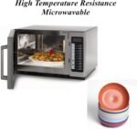 WANBY Lightweight Wheat Straw Cereal Plates Unbreakable Dinner Dishes Plates Set Dishwasher & Microwave Safe (Plates 10 Pack 5.6') - Image 7