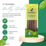 ODOURFREE 12" Standard Bully Sticks for Dogs (10 Pack) Dental Chew - Rawhide Free-Supports Oral Hygiene-Single Beef Ingredient-no additives-consistent Size-Canadian Company - Image 3