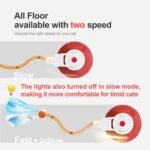 Interactive Cat Toys for Indoor Cats,The 3rd Generation Agile Moving Cat Ball with Elastic Mesh Tail,Automatic Kitten Toys for Bored Indoor Adult Cats,Motion Activated (Orange) - Image 4