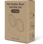 Replacement Mat & Bowl Set for Automatic Microchip Pet Feeder & Connect, 1 Split Bowl, 1 Single Bowl and 1 Mat, Keep Food Fresh, Protect Cat Feeder, Easy to Clean(Grey) - Image 8