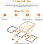 Amazon Basics Cat Litter Pee Pads, 20 Count, Universal Fit for Litter Box, Odor Control, Unscented - Image 5