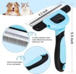 MIU Color Pet Grooming Brush, Deshedding Tool for Dogs & Cats, Effectively Reduces Shedding by up to 95% for Short Medium and Long Pet Hair - Image 3