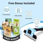 MIU Color Pet Grooming Brush, Deshedding Tool for Dogs & Cats, Effectively Reduces Shedding by up to 95% for Short Medium and Long Pet Hair - Image 7