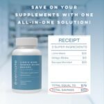 ALL-IN-ONE Lion's Mane 1,600 mg, Ginkgo Biloba 5,500 mg, Bacopa Monnieri 3,600 mg Bundle – Nootropic for Memory, Focus, and Brain Health – 2 Capsules Per Serving, Vegan, Made in Canada, - Image 6