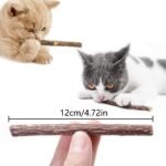 Natural Cat Sticks, 30PCS Silvervine Sticks Cat Teeth Cleaning Toy for Cats of All Ages (4.7 Inch) - Image 3