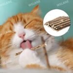 Natural Cat Sticks, 30PCS Silvervine Sticks Cat Teeth Cleaning Toy for Cats of All Ages (4.7 Inch) - Image 5