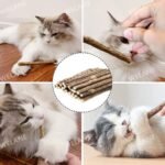 Natural Cat Sticks, 30PCS Silvervine Sticks Cat Teeth Cleaning Toy for Cats of All Ages (4.7 Inch) - Image 6