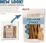 Natural Beef Collagen Sticks for Dogs – Long-Lasting Rawhide-Free Dog Chews – High Protein Treat with Glucosamine & Chondroitin – Canadian Company (6", 10 Count) - Image 3