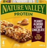 NATURE VALLEY Peanut Almond and Dark Chocolate Flavour Protein Bars, Granola Bars, Made with Real Peanuts, Source of Protein, Pack of 4 Protein Bars - Image 9