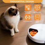Automatic Cat Feeder Wet Food with Cooling, Semiconductor Refrigeration Technology, Timing Function Automatic Cat Feeder - Image 5