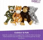 MULTIPET Swingin Safari Giraffe Large Plush Dog Toy with Extra Long Arms and Legs with Squeakers, 22-Inch, Yellow, L (Pack of 1), 22372 - Image 7