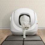 CATLINK Cat Litter Mat Double Layer for Automatic Cat Litter Box, Easy to Clean Kitty Litter Mats for Floor, Scatter Control, Black - Image 7