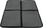 CATLINK Cat Litter Mat Double Layer for Automatic Cat Litter Box, Easy to Clean Kitty Litter Mats for Floor, Scatter Control, Black - Image 9