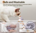 Migipaws Flapping Bird, Lifelike Sandpiper Chirping,Touch Activated KittenToy,Interactive Cat Toy for All Breeds Cat Kicker,Catnip Toys,Rechargeable… - Image 5