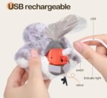 Migipaws Flapping Bird, Lifelike Sandpiper Chirping,Touch Activated KittenToy,Interactive Cat Toy for All Breeds Cat Kicker,Catnip Toys,Rechargeable… - Image 6