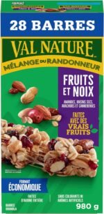 NATURE VALLEY - VALUE PACK SIZE - Fruit and Nut, Almonds, Raisins, Peanuts, Cranberries Granola Bars, Pack of 28 Bars, 980 Grams Package, Whole Grains, No Artificial Colours, No Artificial Flavours - Image 12