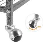 Yaheetech 54-inch Wrought Iron Standing Large Parrot Parakeet Flight Bird Cage for Small Parrot Cockatiel Sun Parakeet Green Cheek Conure Lovebird Budgie Finch Canary Bird Cage with Stand - Image 10