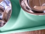 Cat Food Bowls, Cat Bowls Non-Skid and Non-Spill Silicone Pads with PP Stand, Removable Stainless Steel Food and Water Dishes for Cats, Small Size Dogs - Image 9